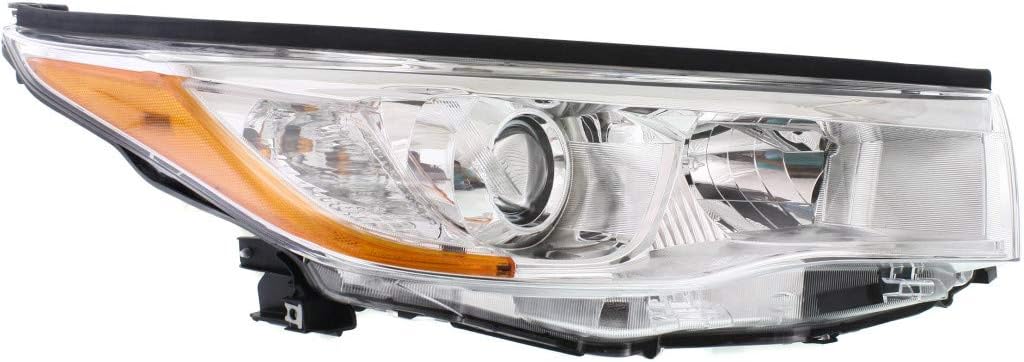 Smoked Chrome Accent Headlight Assembly Driver Side I11164