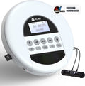 Portable CD Player with Bluetooth, White Y333