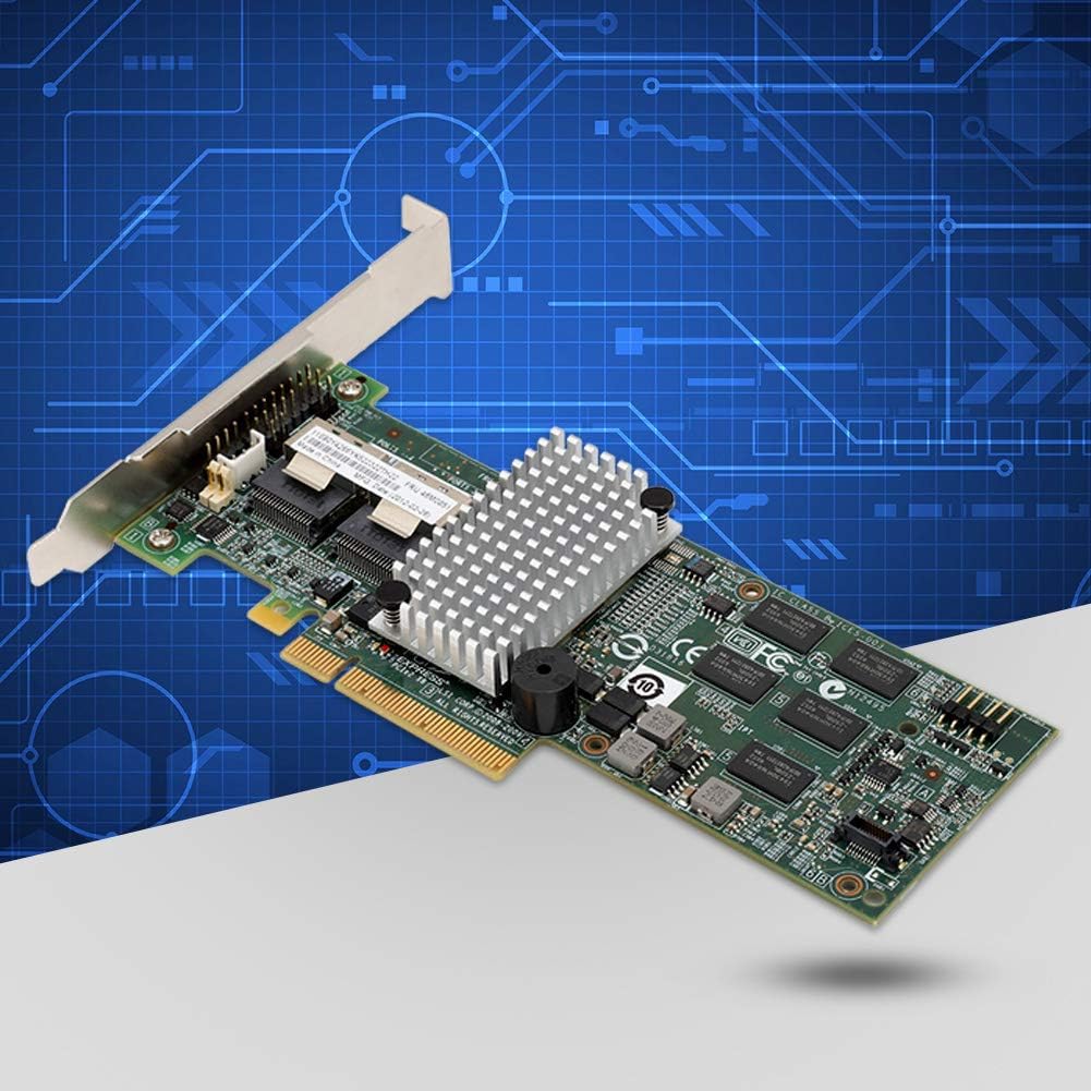 Array Card, SATA/SAS Controller, RAID 6G PCIe x8, Pack of 2 D239359
