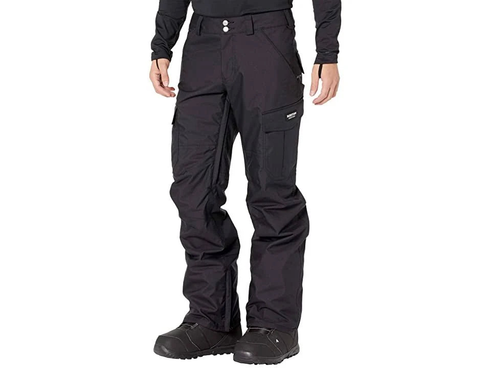 Men's Regular Fit Cargo Pant, Large, Black W508