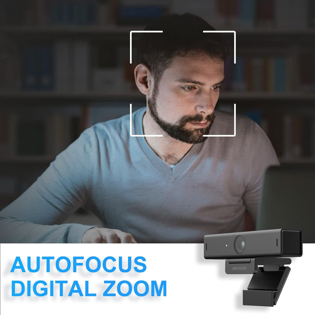 1080P HD Webcam with Microphone, 30fps Autofocus, Digital Zoom, Pack of 2 K4266