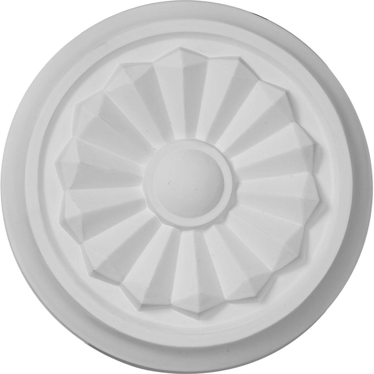 7 7/8x22OD x 1 1/8x22P Ceiling Medallion Black O195