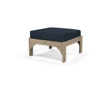 Vintage Sahara / Marine Indigo Deep Seating Ottoman N586