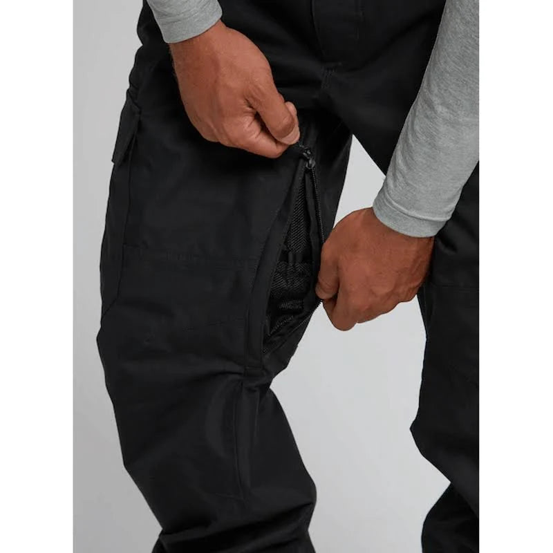 Men's Regular Fit Cargo Pant, Large, Black W508