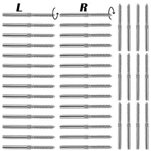 T316 Swage Lag Screws 40 Pack for Cable Railing System P474
