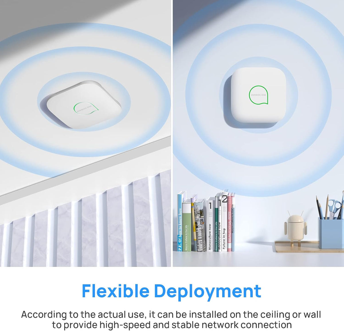 Wireless WiFi Access Point Dual Band AC1200 MU-MIMO Pack of 2 A660962