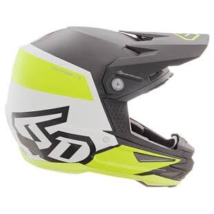 6D ATB-1 Flight MTB Helmet - Yellow/White - LG D1590