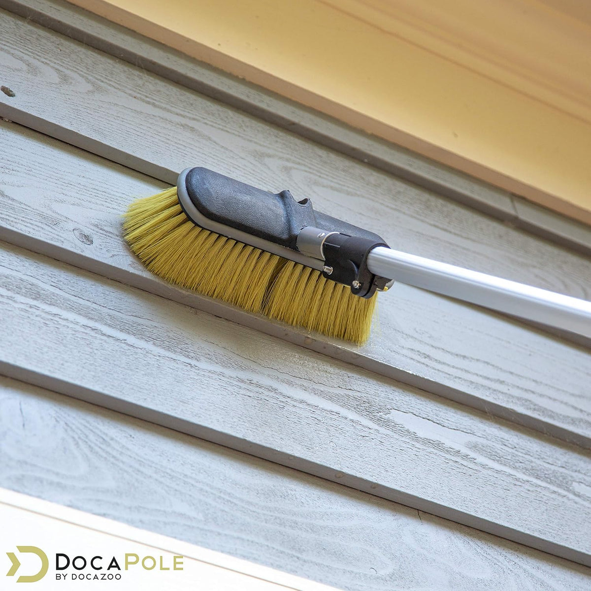 11 Inch Medium Bristle Deck Brush with Telescoping Pole J30246