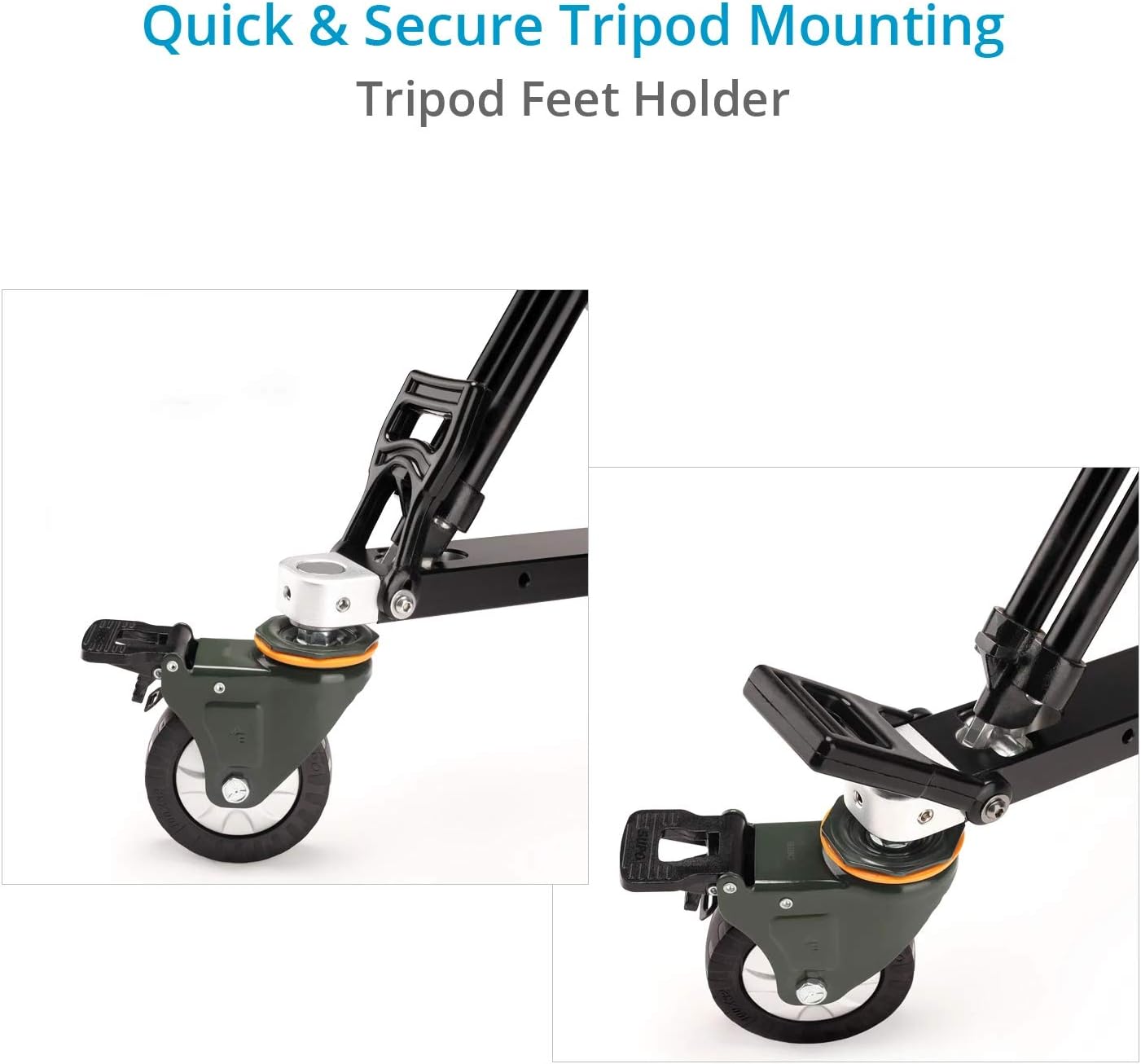 Portable Camera Tripod & Floor Dolly U415