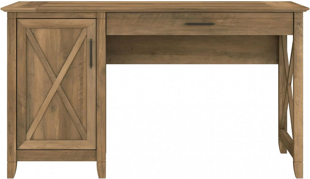 Reclaimed Pine Computer Desk with Storage Z634750