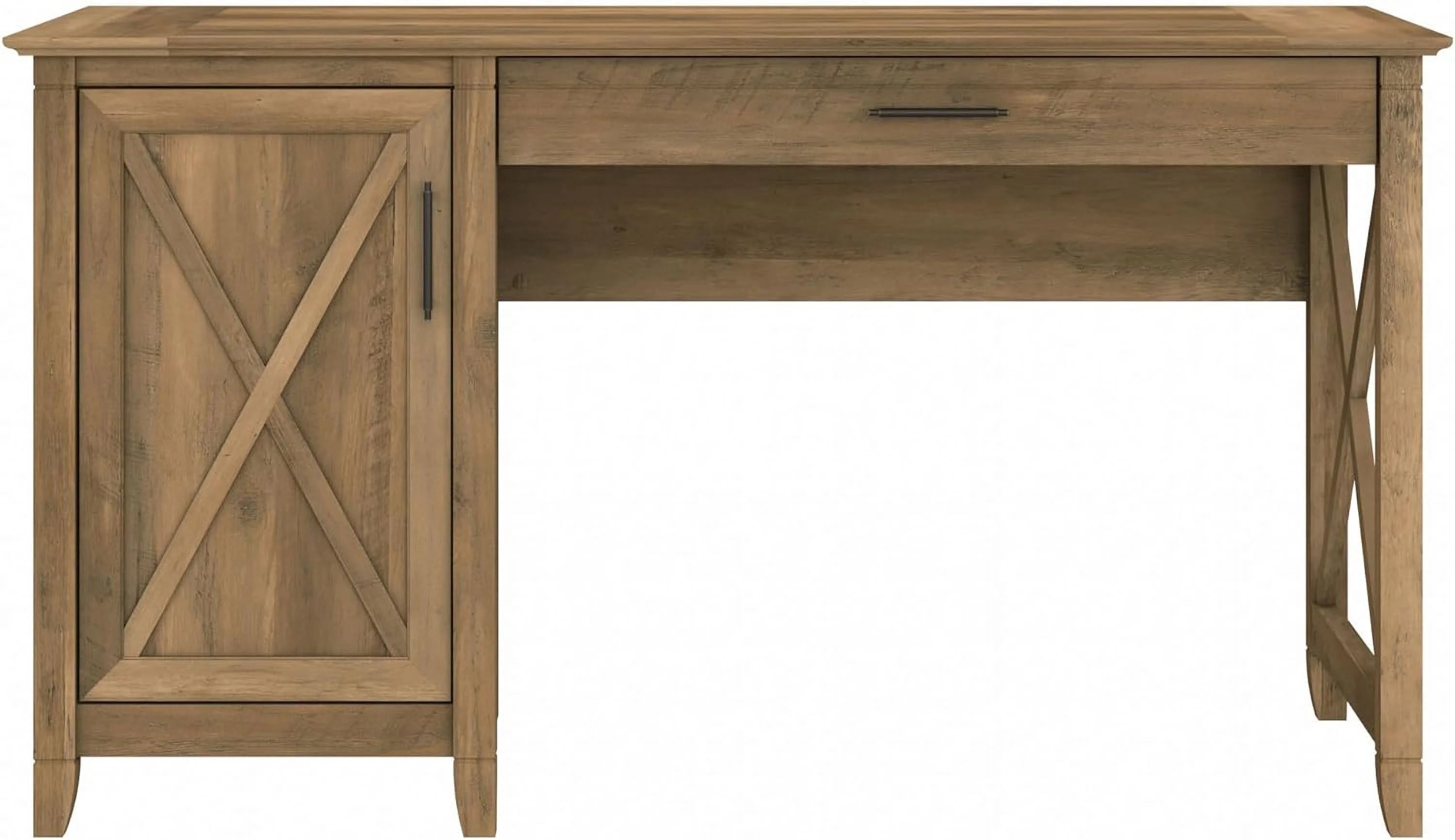Reclaimed Pine Computer Desk with Storage Z634750