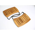 Medium Acacia Wood Side Shelves W536399