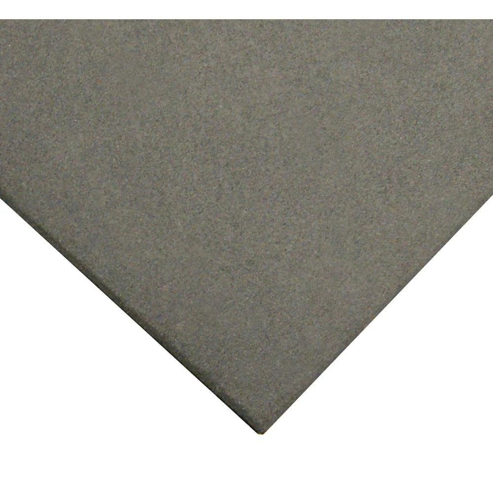 Interlocking Rubber Flooring Tiles, Coal, 3 Pack, 20 x 20 x 1 in. I3227