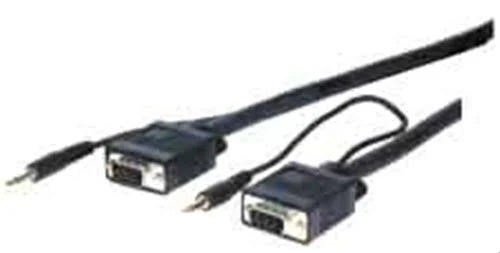 VGA with Audio HD15 Pin Plug to Plug Cable X591260