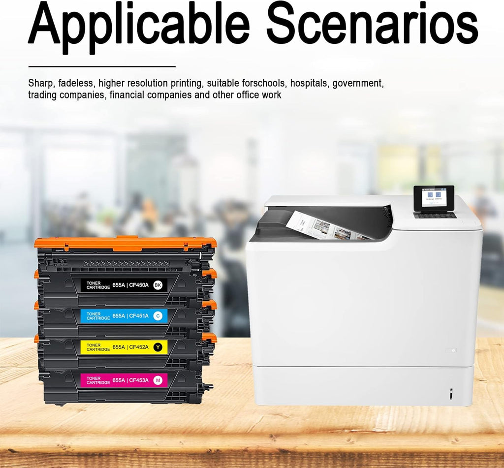4 Pack Toner Cartridge Replacement for HP Printer R920