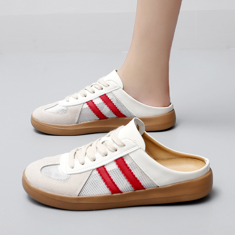 Women's Closed-Toe Mesh Outdoor Backless Shoes