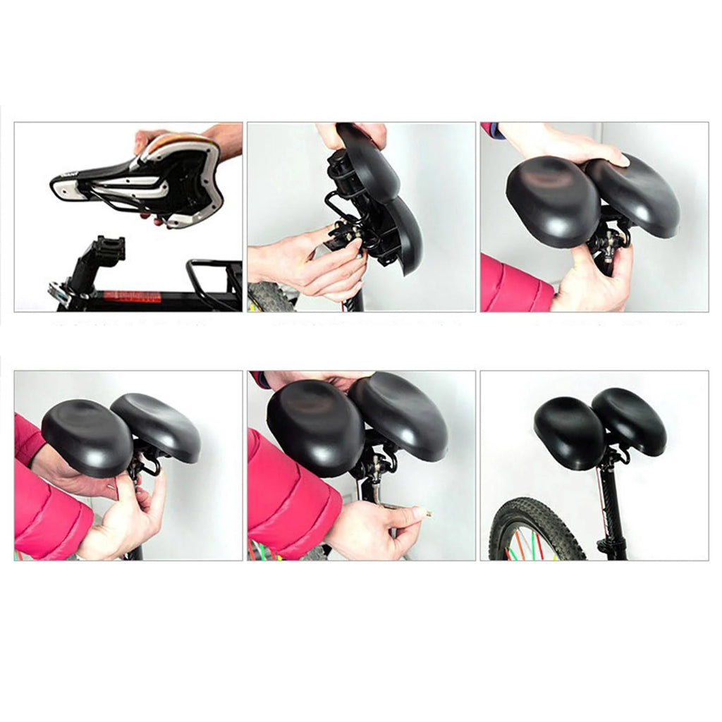 Dual Pad Bike Cushion Saddle A318846
