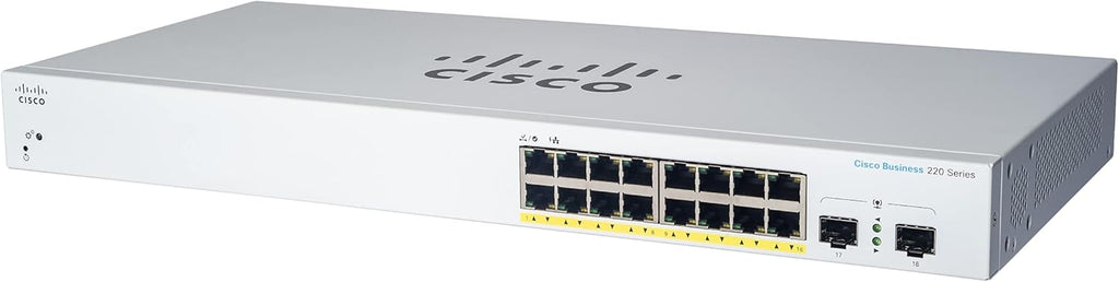 16 Port GE Smart Switch with PoE and 2x1G SFP V7177