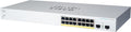 16 Port GE Smart Switch with PoE and 2x1G SFP V7177