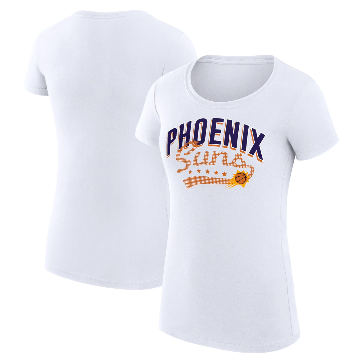 White Phoenix Suns Fitted T-Shirt N601