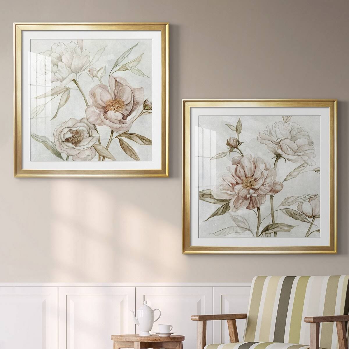 Premium Framed Print 26.5x26.5 Gold A85658
