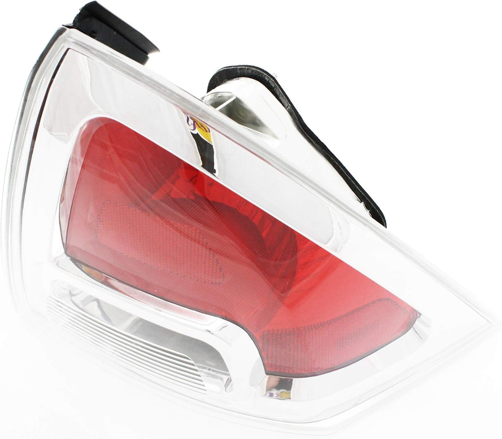 Clear & Red Halogen Tail Light Lens and Housing Set of 2 R827