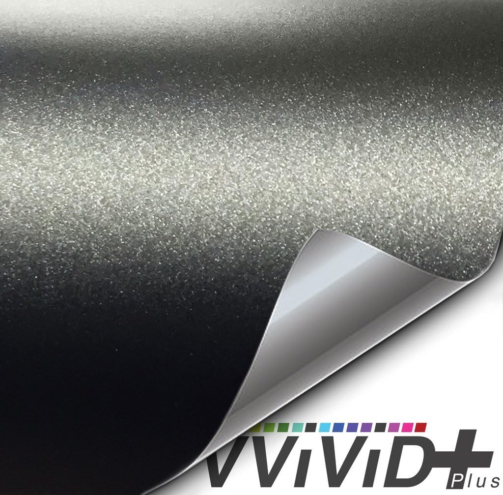 Matte Metallic Black Vinyl Wrap 6ft x 5ft Pack of 2 I207529