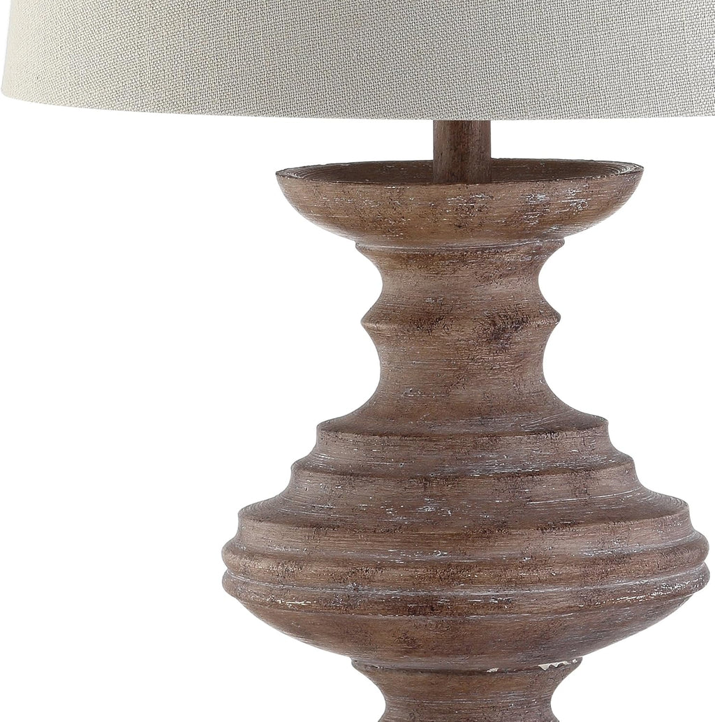 Brown Resin LED Table Lamp Q617