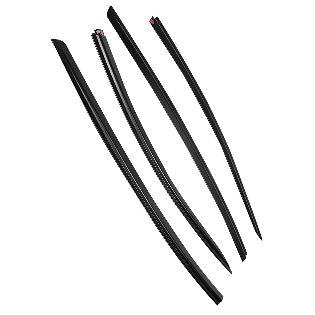 Matte Black ABS Window Visors 4PCS P15803