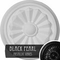 7 7/8x22OD x 1 1/8x22P Ceiling Medallion Black O195