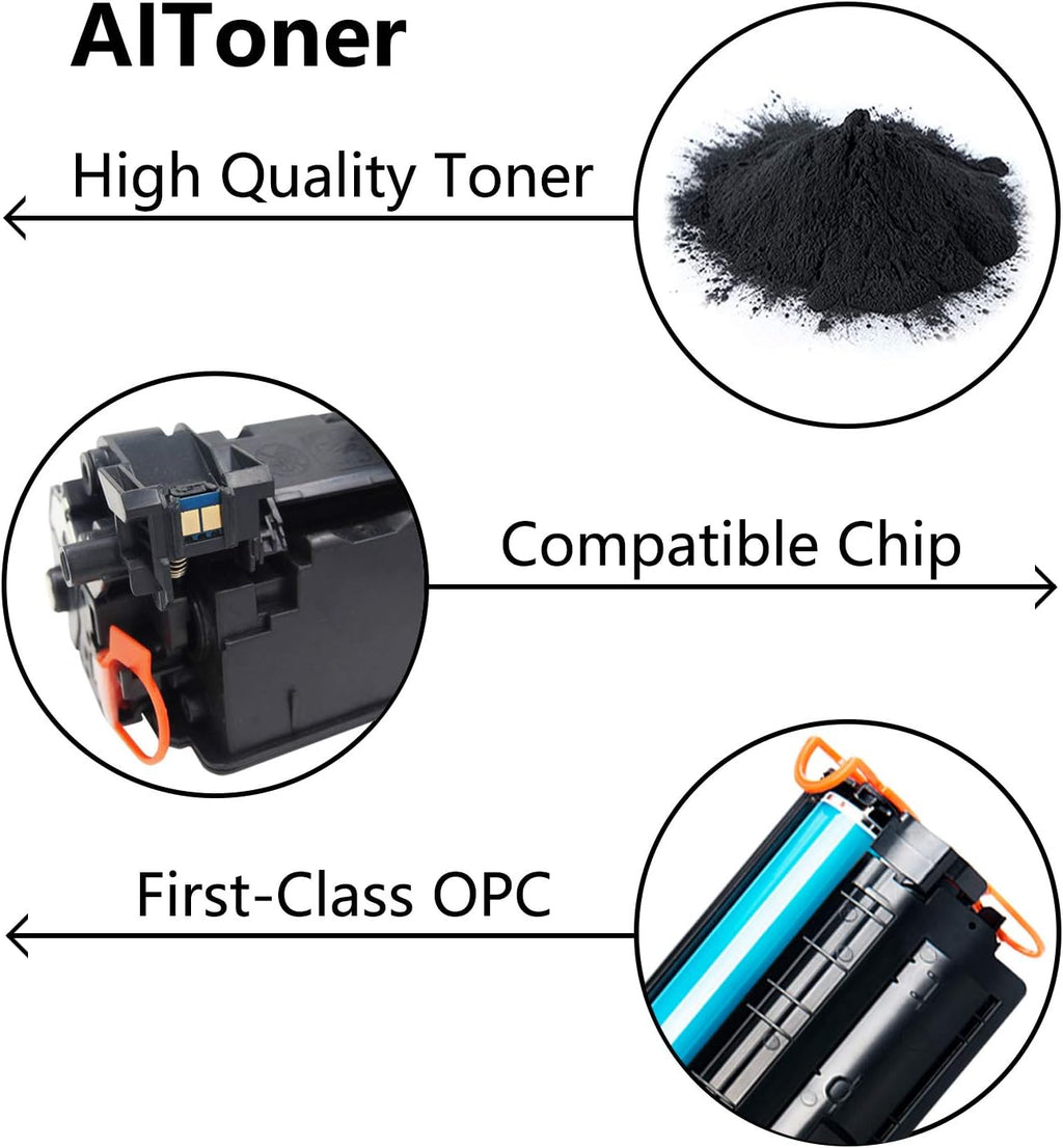1 Pack Black Toner Cartridge for HP Printer Z307038