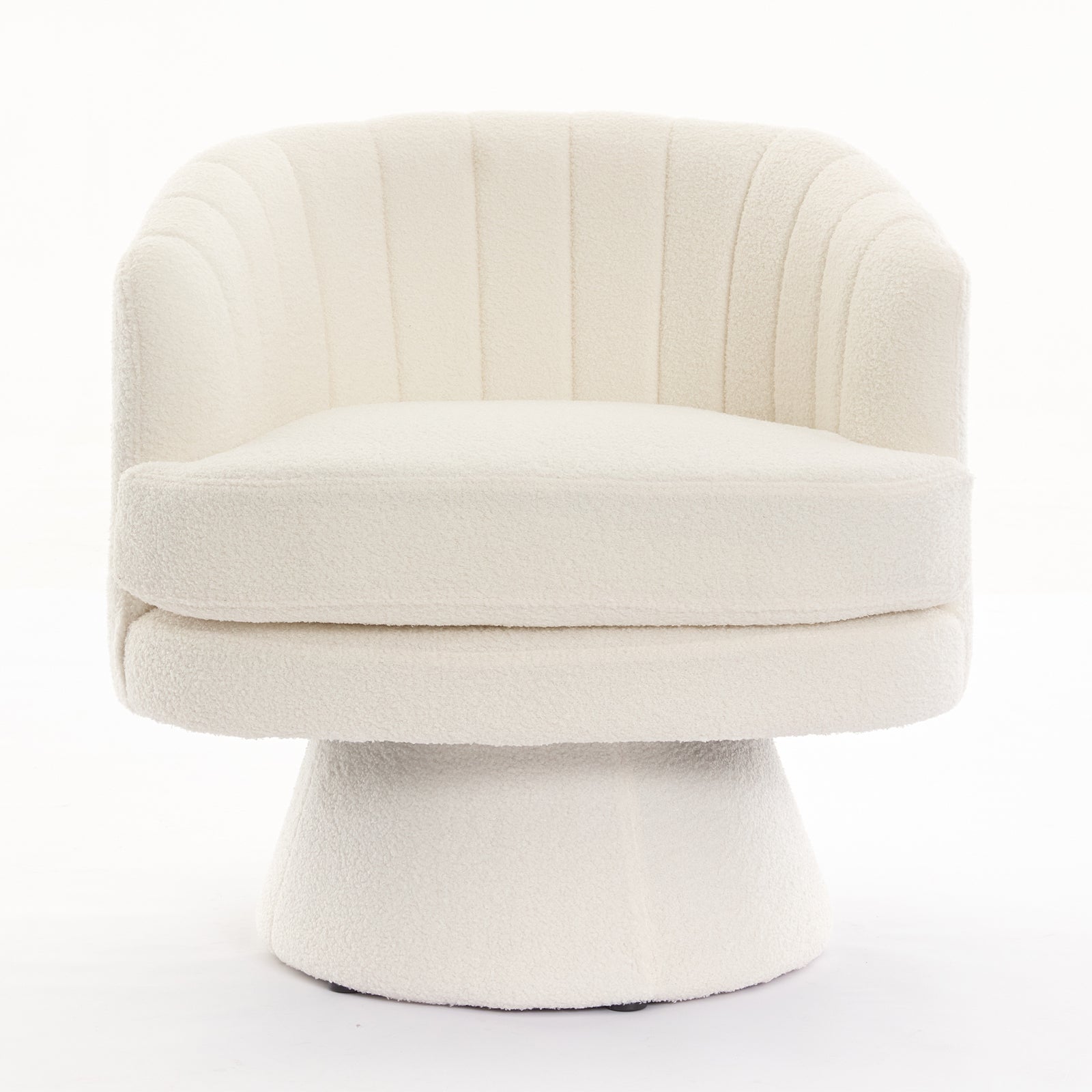 Beige Swivel Accent Chair N1022