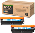 2-Cyan 650A Remanufactured Toner Cartridge for HP CP5525n M750n Printer P263
