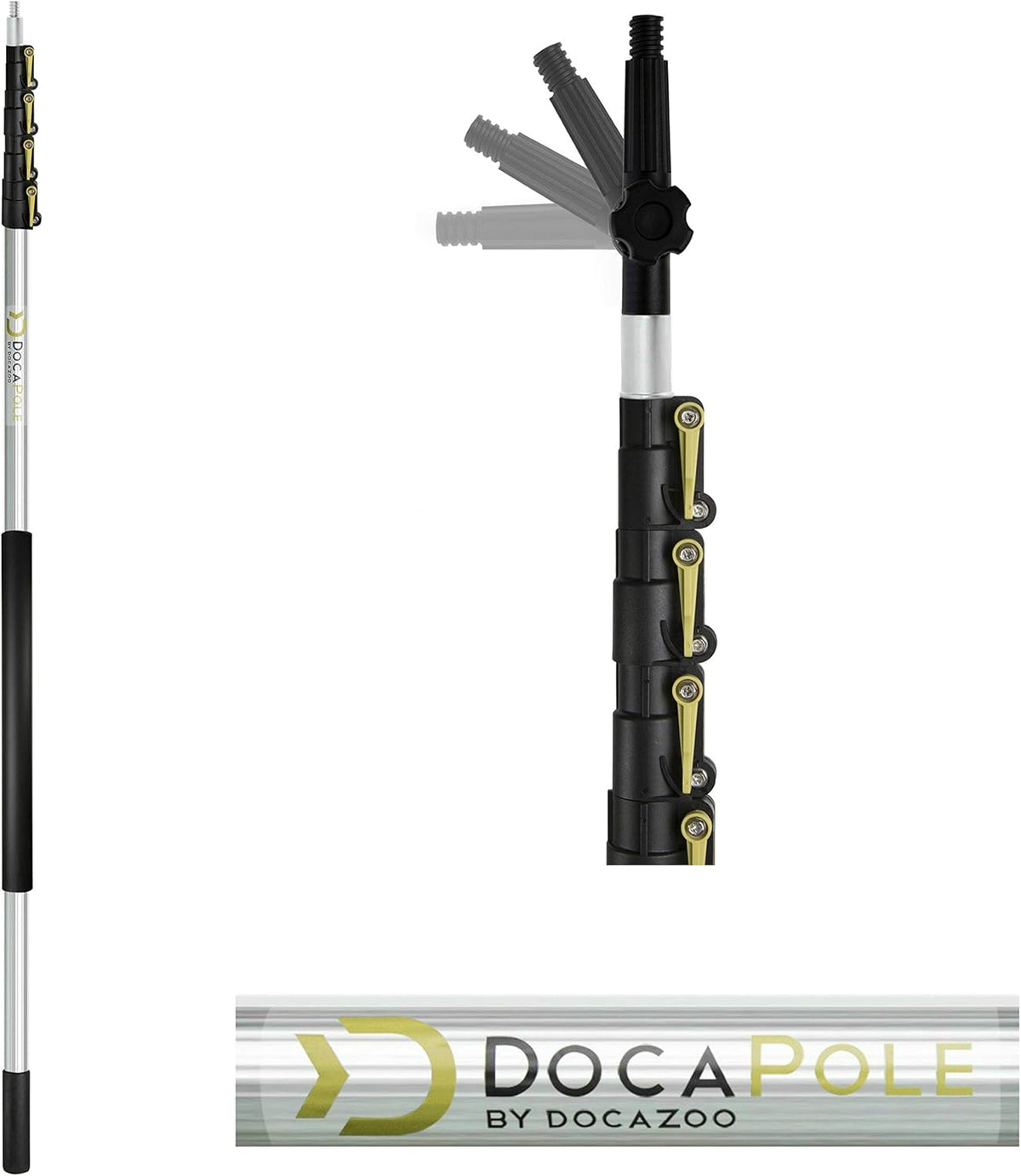 11 Inch Medium Bristle Deck Brush with Telescoping Pole J30246