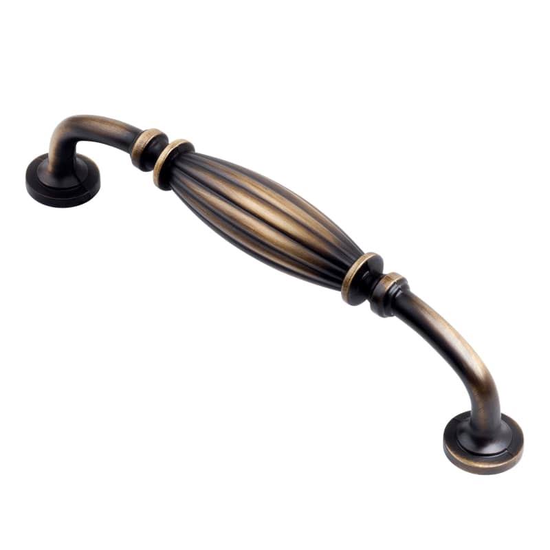 Brass 5x22 Center to Center Handle Cabinet Pull - 10 Pack I4280